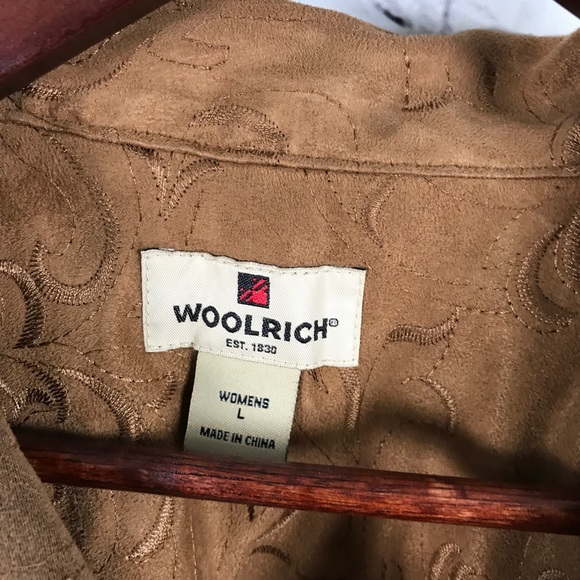 Woolrich western Fawn Coat size large - Picture 2 of 6